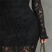 Summer Fashion European-USA Style Evening Dress Women Half High Neck Elegant Party Black Elastic Lace Hollowed-Out Fishtail Dress_ecoleips.com