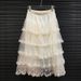 Korean Style Multi-Layered Tulle Skirt Puffy Cake Skirt Sweet Ruffles Long Summer Skirt For Women New Spring/Summer Collection_ecoleips.com