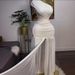 K Women's New Solid Color Sleeveless Sloping Collar Pleated Slim Fit Slit Long Dress. No Necklaces Or Other Accessories_ecoleips.com