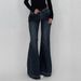 European And American Style Cross-border 2025 Spring New Versatile Micro-flared Long Jeans_ecoleips.com