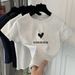 Women's Cotton Short Sleeve T-Shirt Slimming Versatile Top Short Fit Age Reducing Base Layer for Stylish Casual Wear_ecoleips.com