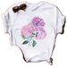 Summer European And American Cross-border Foreign Trade Plus-size T-shirt, Round-neck Casual Loose-fitting Short-sleeve_ecoleips.com