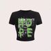 Women's Clothing Summer New Street Slim Fashion Straight Shoulder T Shirt Sweet Spicy Tops For Women_ecoleips.com