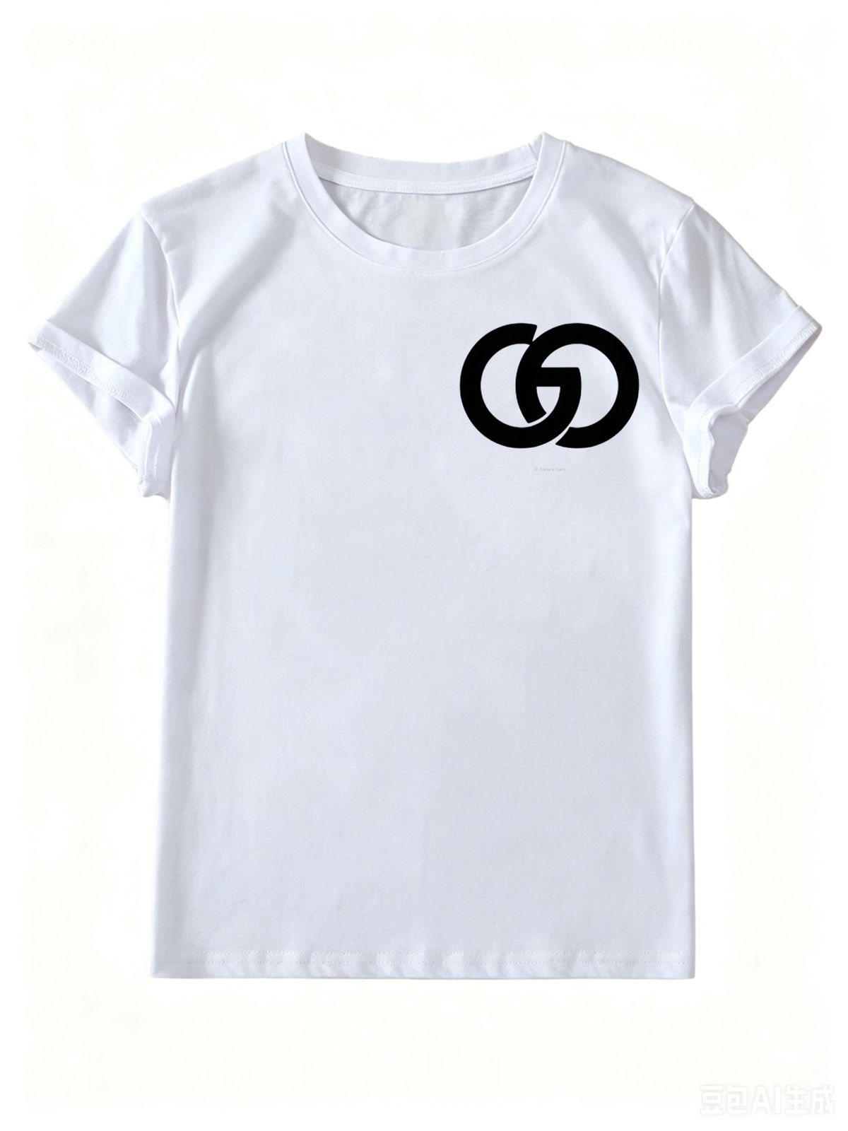 Ladies Lightweight Cotton T-Shirt, Fitted Crew Neck Tee, Soft Everyday Casual Top For Spring & Summer_ecoleips.com