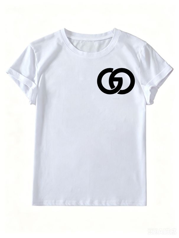 Ladies Lightweight Cotton T-Shirt, Fitted Crew Neck Tee, Soft Everyday Casual Top For Spring & Summer_ecoleips.com
