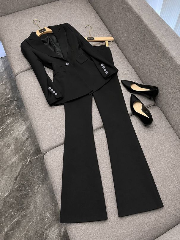 Women's Clothing Suit Fashion Temperament Stylish High End Leisure Professional Work Clothes High Grade Suit_ecoleips.com