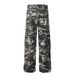 OREETA | Wilderness Loose American Trendy Brand Wide Leg Pure Cotton Rose Camouflage Work Pants_ecoleips.com