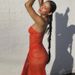 European And American Style Cross-border New Dress, Fashionable And Sexy Slim Mesh Stitching Tube Top Hollow Perspective Long Dress Women_ecoleips.com