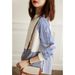Asymmetrical Striped Contrast Panel Drop Shoulder Batwing Sleeve Relaxed Fit Round Neck Pullover Sweatshirt For Women_ecoleips.com