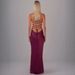 Elegant Satin Slip Dress With Back Tie Detail & Allure Sequins | Backless Bodycon Evening Gown_ecoleips.com