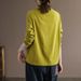 A Solid-Colored, Versatile Long-Sleeved T-Shirt Suitable For Women In Larger Sizes; Designed To Be Loose-Fitting And Sli_ecoleips.com