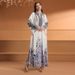 Women's Clothing Robe Fashion Applique Printing Dubai Casual Dress_ecoleips.com