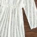 Women's Beach Swimsuit Sun Protection Dress European American Style Popular Sexy Semi Sheer Long Sleeves Waist Tie Ruched Design_ecoleips.com