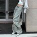 Women's Retro Distressed Ripped Jeans Loose Fit Floor Length Casual Cotton Trousers For Spring_ecoleips.com
