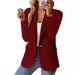 Women's Clothing Spring And Autumn New Casual Slim Temperament Professional Women's Wear Multi Color Suit Jacket_ecoleips.com