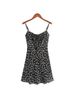 YPFF Trendy Women's Clothing European And American Style French Retro Girl's Chic Floral Print Casual Strap Short Dress_ecoleips.com