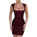 DiYun French Style Elegant Bodycon Dress Women's Clothing 2025 Summer Foreign Trade Independent_ecoleips.com