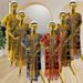 Large Size Chiffon Elegant Temperament Sequined Shawl Dress Traditional Ethnic Style Clothing_ecoleips.com