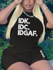 Summer Women's Casual Fashion Letter Print Loose T-shirt+shorts Two-piece Sportswear Suitable For Daily Wear-53_ecoleips.com