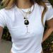 Trendy Women's Cropped Graphic Tee With Wine Glass Print - Stretchy Polyester Spandex Blend, Streetwear Style, Xs-Xl_ecoleips.com
