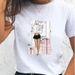 European And American Cross-border Foreign Trade Women's Fashion Urban Girl Round-neck Printed Short-sleeve T-shirt Top_ecoleips.com