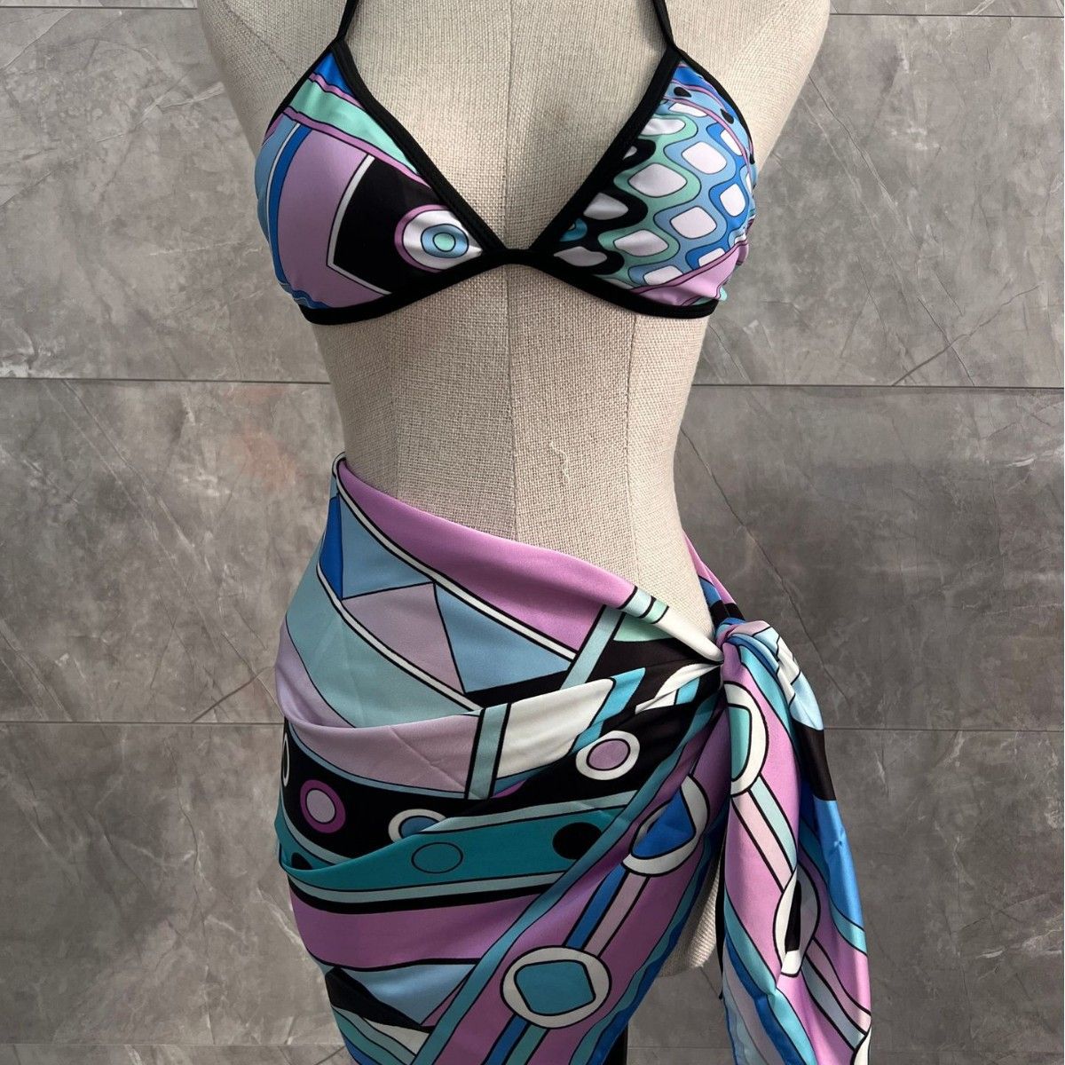 New One Piece Two Piece Bikini Sexy Swimsuit For Women's Clothing Swimwear_ecoleips.com