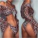 Wild & Chic Long-Sleeve Bikini Set – Sexy Leopard Print Swimwear With Removable Padding & High-Waist Bottoms (S-L) – Uv Protection Swimsuits For Women_ecoleips.com