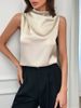 Aria Basics Aria Basics European And American Women's Clothing With A High-end Feel, New Summer Satin Camisole For Women, Top_ecoleips.com