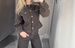 Women's Clothing Fashion Retro Slim Fit Single Breasted Denim Suit With Wide Leg Pants_ecoleips.com