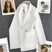 Women's Clothing Women's Trendy Street Style Blazer Slim Waist British Temperament Outerwear Spring Autumn Early Season_ecoleips.com