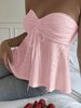 2026 Summer New Design - Sophisticated Sweet And Spicy Style Strapless Backless Bodycon Top Without Sleeves_ecoleips.com