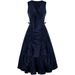 Women's Renaissance Multi-layered Large High-waisted Vintage Dress_ecoleips.com