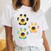 European And American Cross-border Foreign Trade Clothing, Colorful Animal Paw Print Round-neck Printed Women's_ecoleips.com