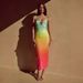 Women's Clothing Spring And Summer New Sling Sequin Printing Dress_ecoleips.com