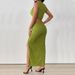 2025 Summer New College Style Simple Solid Color Top And Skirt For Women Two-Piece Set_ecoleips.com