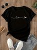 Summer European And American Cross-border Foreign Trade Wholesale T-shirts, Round-neck Casual Plus-size Loose_ecoleips.com