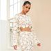 Women's Fishtail Pullover Long Sleeved Suit Long Skirt French Lace Summer Clothing_ecoleips.com