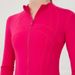 Women's Slim-Fit Performance Jacket Long Sleeve Athletic Zip up Breathable Stretch Fabric Stand Collar for Running Yoga Gym_ecoleips.com
