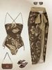 Women's Elegant Two-Piece Swimsuit Set American Style Beach Dress High-End Design_ecoleips.com