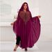 Cross-border Supply: Best-selling Plus-size Muslim Dresses In The Middle East, Embellished With Rhinestones And Beads,_ecoleips.com