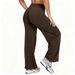 's Best-selling Wide-leg Yoga Pants, Butt-lifting Peach Butt High-waisted Straight-leg Women's Sports Pants For_ecoleips.com