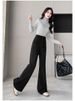 K Micro Flared High Waisted Suit With A Slimming Effect, Flared Pants For Slimming, New Style_ecoleips.com