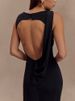 Balitops Sexy Sleeveless Pleated Bodycon Elegant Backless Maxi Dress Women Slim Fit High Waist Thigh Split Party Evening Dress_ecoleips.com
