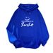 Autumn Winter New Fleece-Lined Hooded Sweatshirt For Women Plus Size Student Loose Letter Print Class_ecoleips.com
