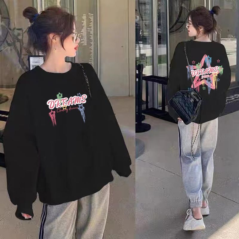 FW25 Matching Couple Cotton Crew Neck Sweatshirt - His & Hers_ecoleips.com