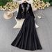 Regal Baroque Blouse & Mermaid Skirt Set – Hand-Embroidered Victorian Elegance | Black | Sizes S-4xl_ecoleips.com