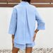 Women's Solid Color Casual Loose Maternity Set Mid Sleeve Two Piece Set_ecoleips.com