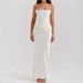 Summer Sleeveless Strapless Backless Women's Fashion Dress Slim Fit Evening Gown_ecoleips.com