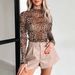 Women's Clothing Bottoming Shirt Leopard Mesh Print Long Sleeved Top Female_ecoleips.com