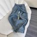 Heavy-Duty Rhinestone Jeans – High-Waisted Straight-Leg Pants For Women, Plus Size & Petite Friendly, Summer Light Blue Washed Denim_ecoleips.com